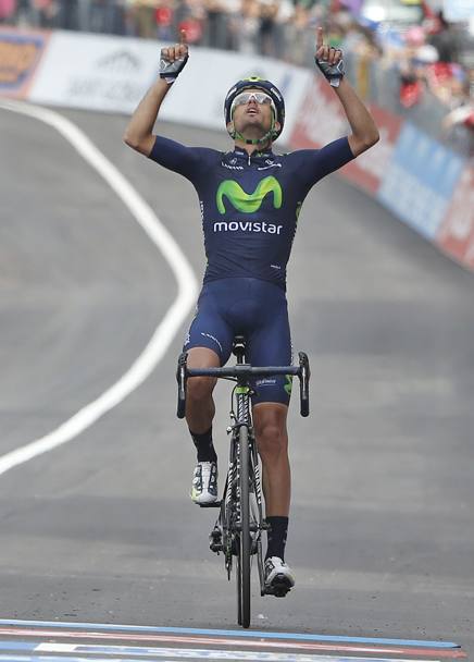 Lo spagnolo della Movistar aveva già vinto una tappa al Giro 2013, la sedicesima con arrivo a Ivrea. Bettini